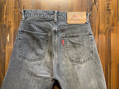 K282 мужской брюки HOLLYWOOD RANCH MARKET HRM Hollywood Ranch Market джинсы Denim черный серый тонкий W28 единый стоимость доставки 520 иен 