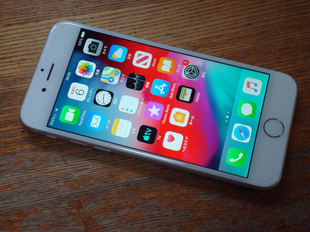 iPhone 6 ドコモキャリア 64GB A1586 iOS 12.5.5 バッテリ純正新品交換済 送料無料