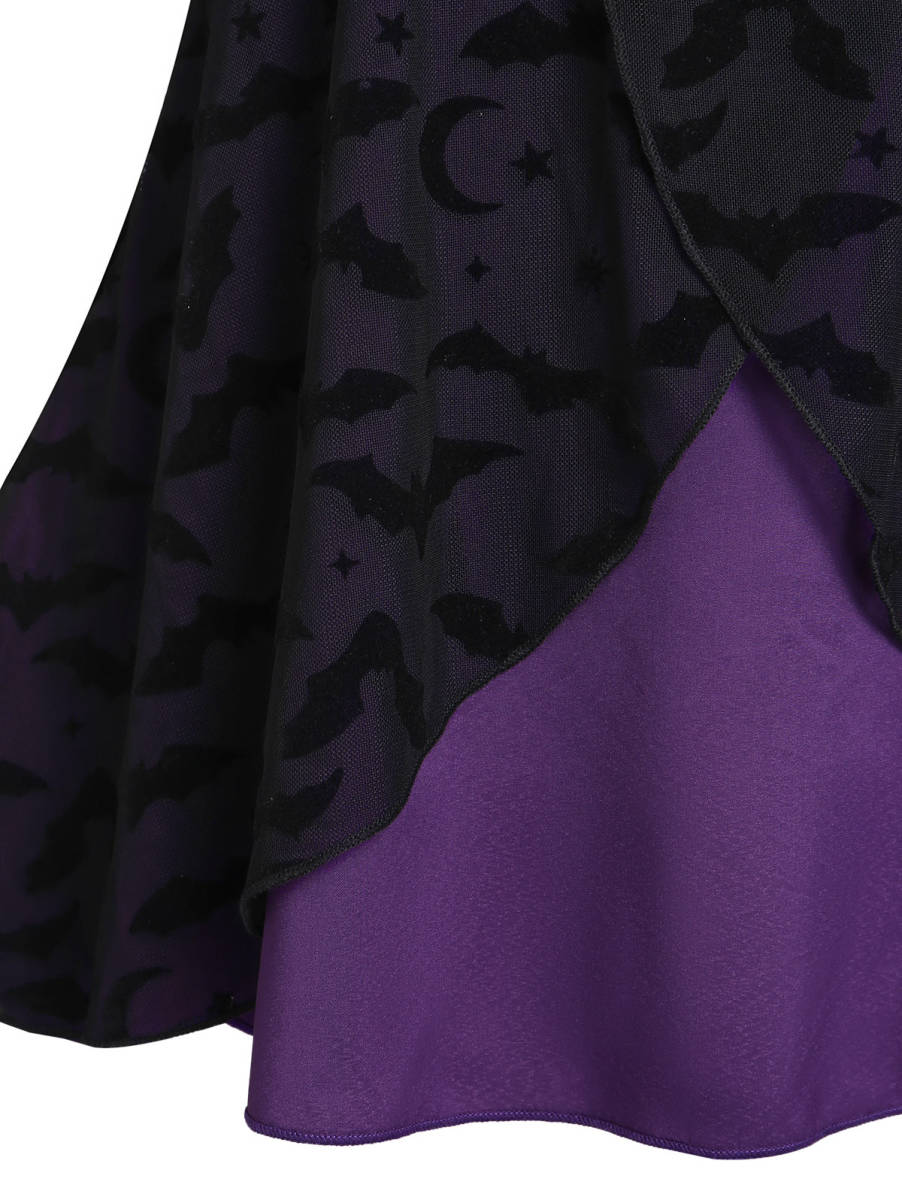 immediate payment new goods large size LL XL(~3L) gothic .. pattern i regular Hem tunic One-piece party Gothic and Lolita cosplay Event Halloween 