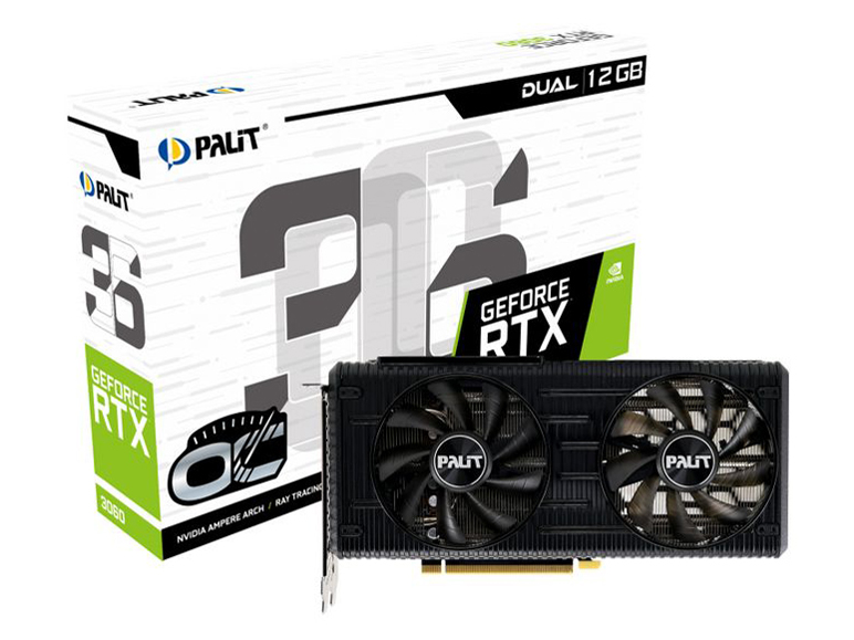 Palit GeForce RTX 3060 Dual OC 12GB (LHR版) 未使用新品・保障あり