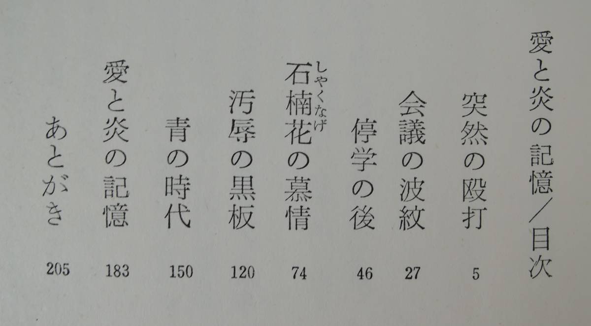 ☆09A　高校生新書9■愛と炎の記録　長篇小説■小倉肇/1965年/初版/三一書房_画像3