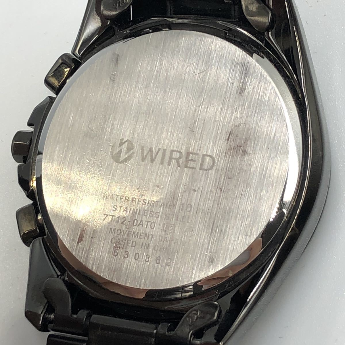 ☆セイコー WIRED ワイアード メンズ腕時計☆SEIKO/7T12-OATO/530362
