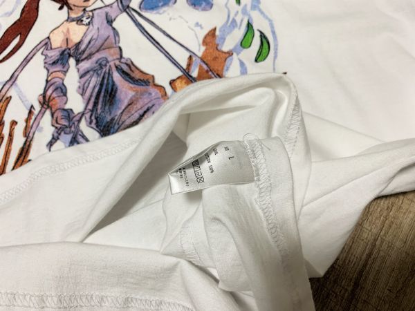 ヌビアン　ジュンイナガワ Jun inagawa NUBIAN　Tシャツ　ロゴTシャツ　ホワイトL_画像5