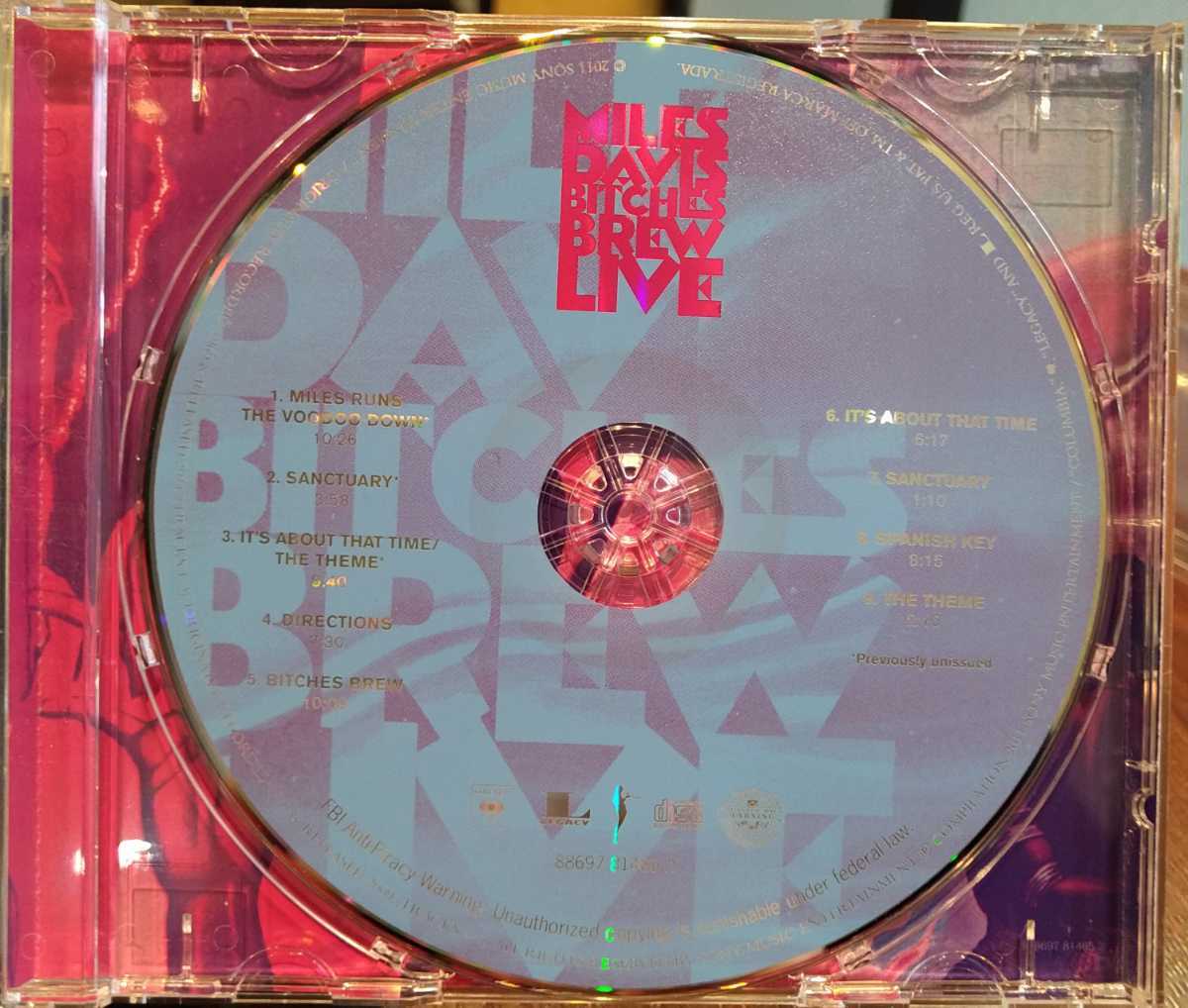 Miles Davis Bitches Brew Live 輸入盤中古CD マイルス・デイヴィス ビッチェズ・ブリュー ライヴ デイビス Chick Corea 88697 81485 2_画像3