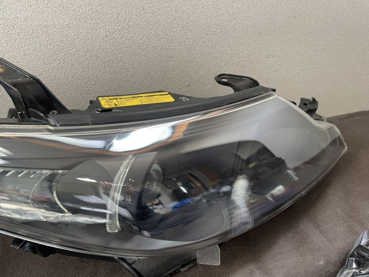 40501-3 ★レンズ クリア 塗装★ ACR50W 50 エスティマ 中期 後期 純正 HID AFS無 ヘッドライト 加工 インナー ブラック 6