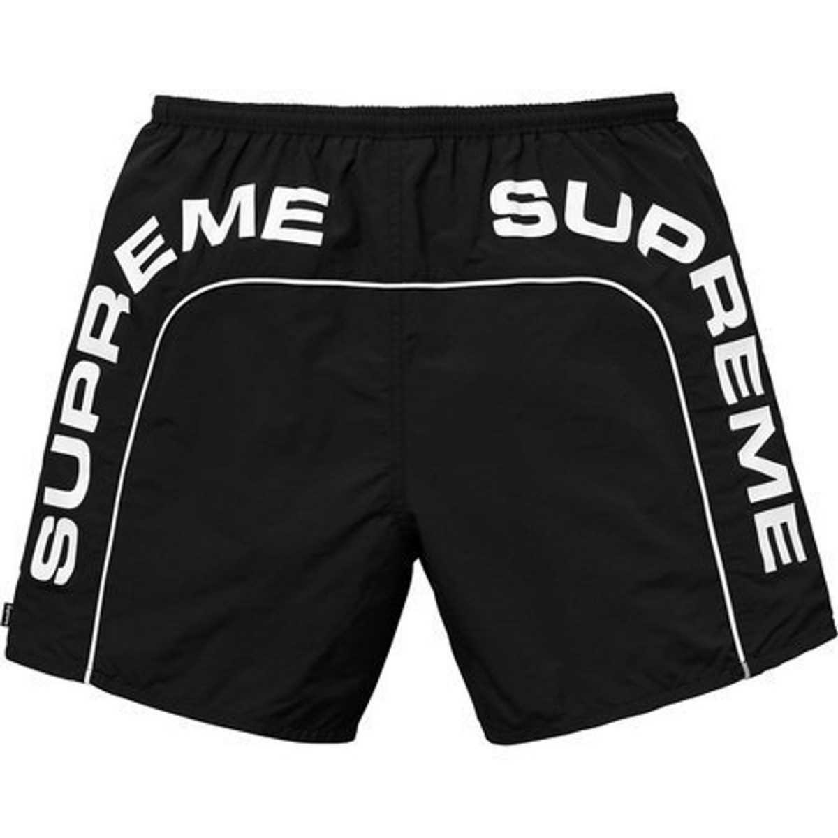 18ss Supreme Tonal Taping Water Short Black シュプリーム ウォーターショーツ_画像1