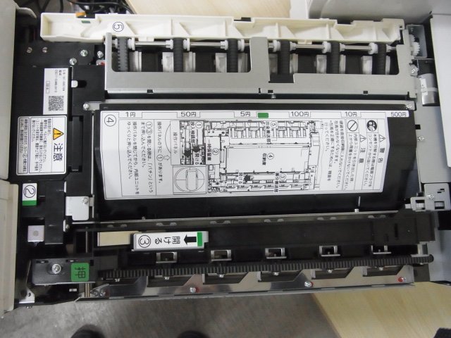 富士電機 自動釣銭機 ECS-77 CSC77-S トリプルセブン 鍵、取説付き 富士電機 自動釣銭機 ECS-77 CSC77-S トリプルセブン 鍵、取説付き