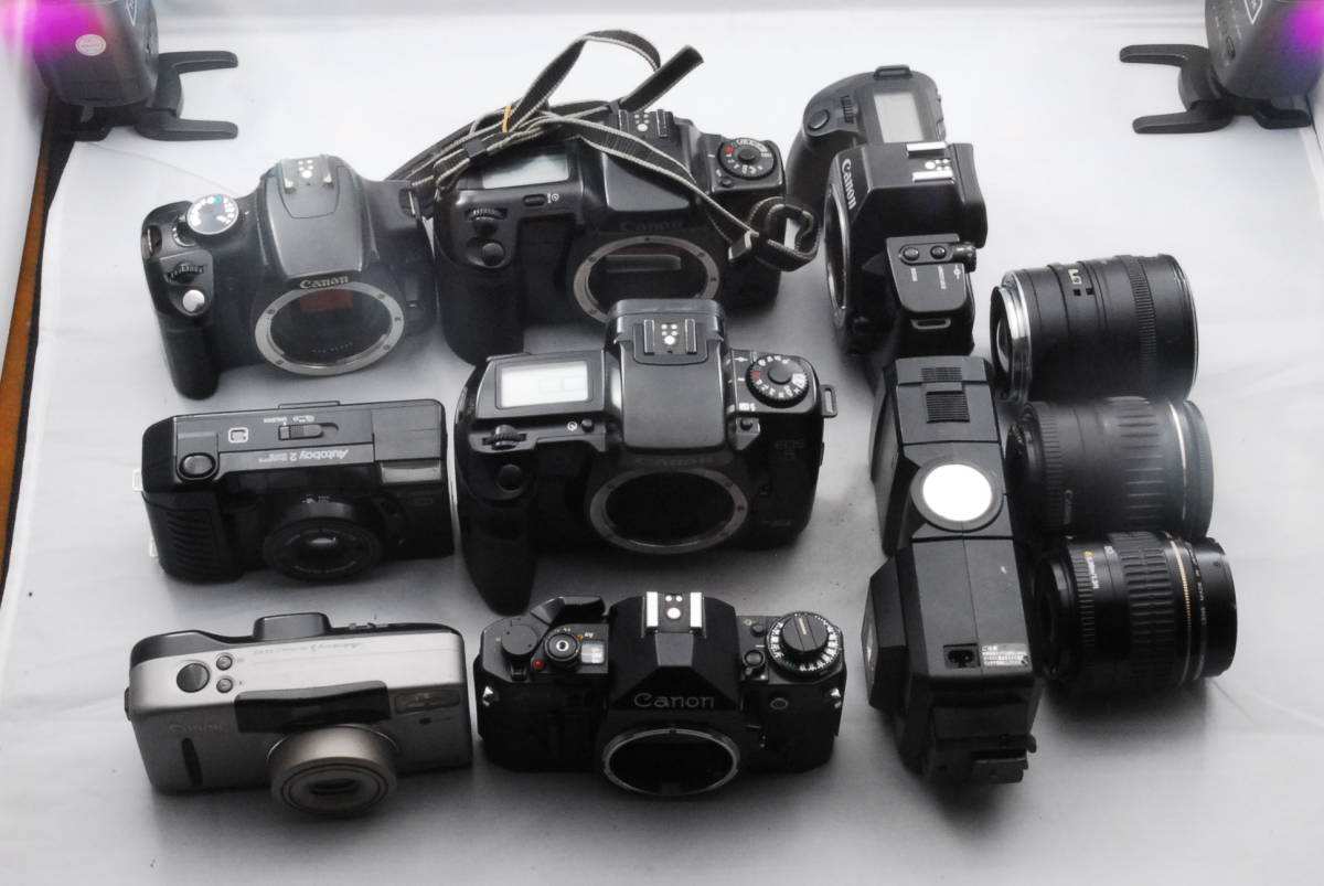 ジャンク品まとめ売り キャノン Canon A-1 Black 他 カメラ本体全７台 