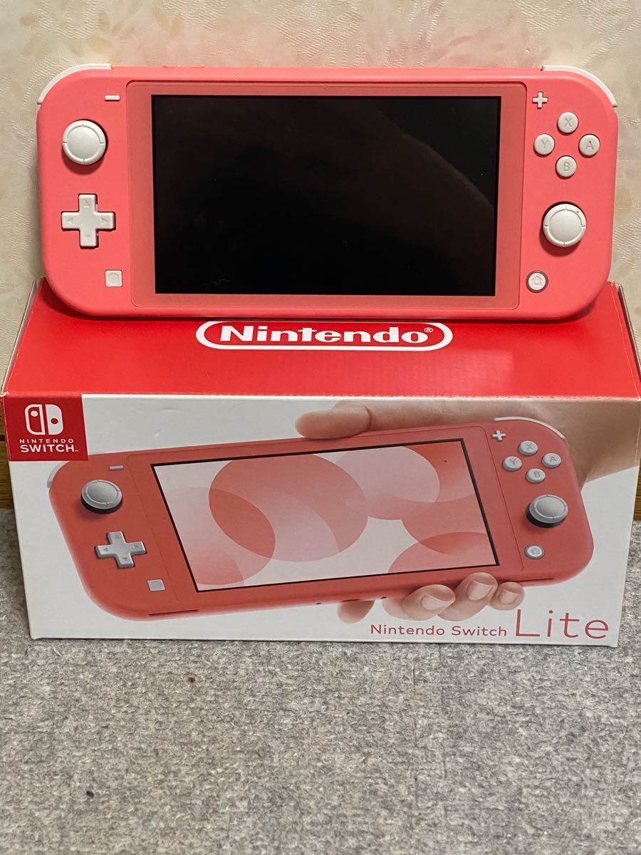 スイッチライト コーラルピンク セット売り Nintendo Switch 任天堂 ニンテンドー