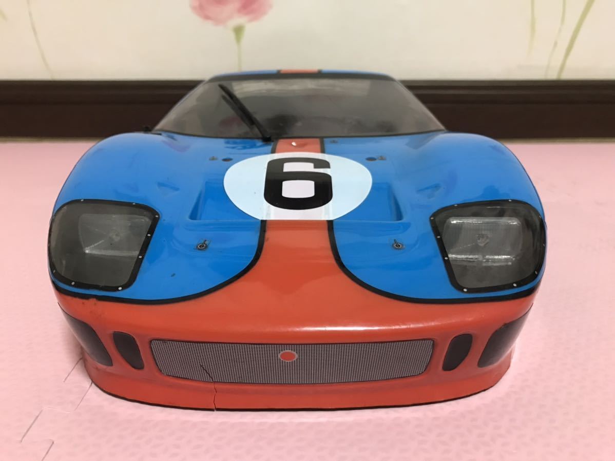 送料無料　1/10 フォード　GT40 ルマン　レースカー　ラジコン　ボディ　タイヤホイールセット　FORD Le Mans RACING CAR RC BODY