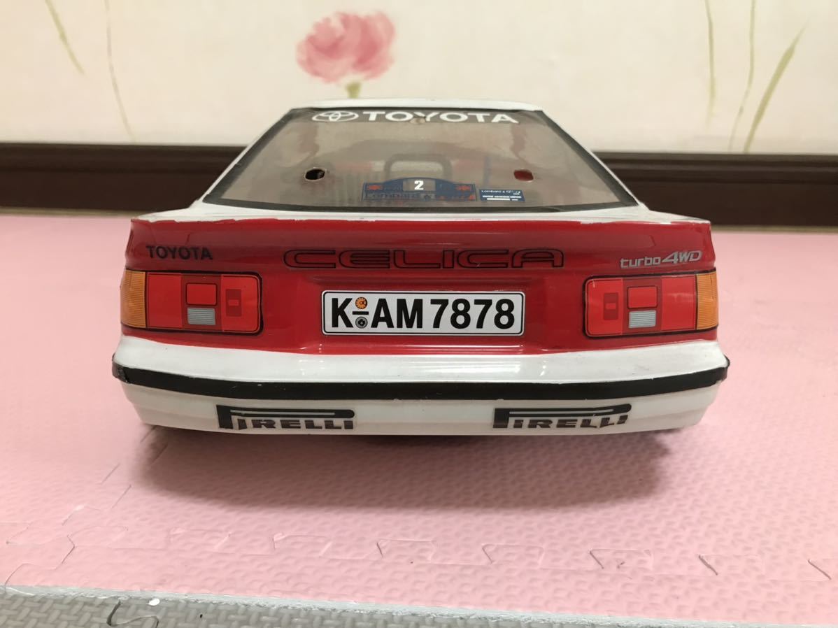 送料無料　1/10 トヨタ　セリカ　GT-FOUR ラリーカー　ラジコン　ボディ　タミヤ　TAMIYA TOYOTA CELICA RALLY CAR RC BODY