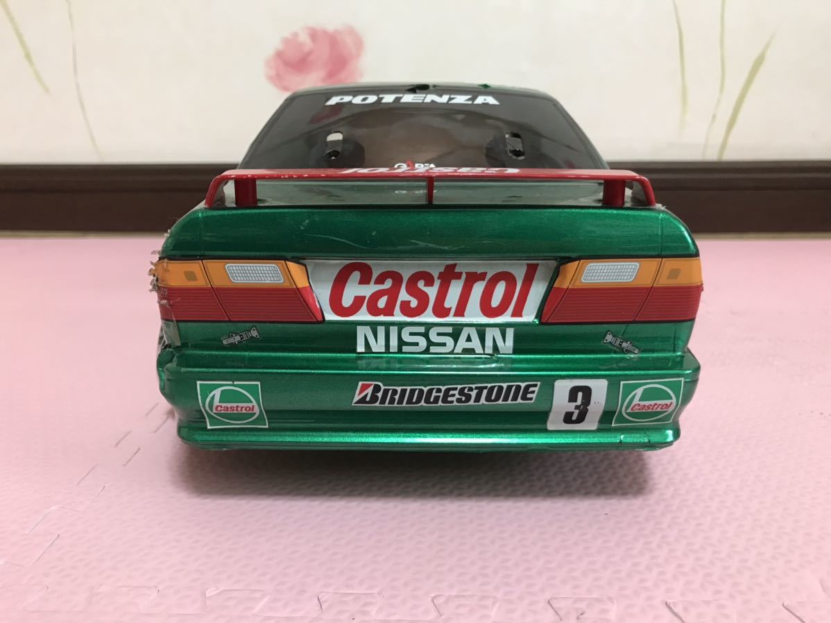 送料無料　1/10 日産　プリメーラ　カストロール　レースカー　ラジコン　ボディ　タミヤ　TAMIYA NISSAN PRIMERA CASTROL RC BODY