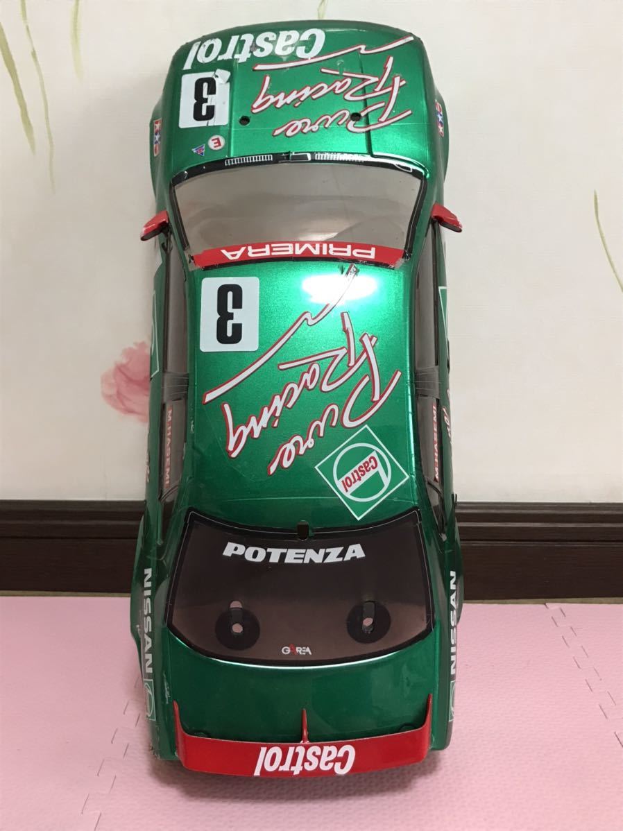 送料無料　1/10 日産　プリメーラ　カストロール　レースカー　ラジコン　ボディ　タミヤ　TAMIYA NISSAN PRIMERA CASTROL RC BODY