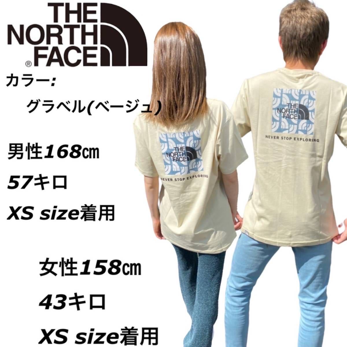 ザ ノースフェイス Tシャツ レッドボックス 半袖 NF0A2TX2 ロゴ バックロゴ ベージュ Lサイズ THE NORTH FACE M SS RED BOX TEE 新品