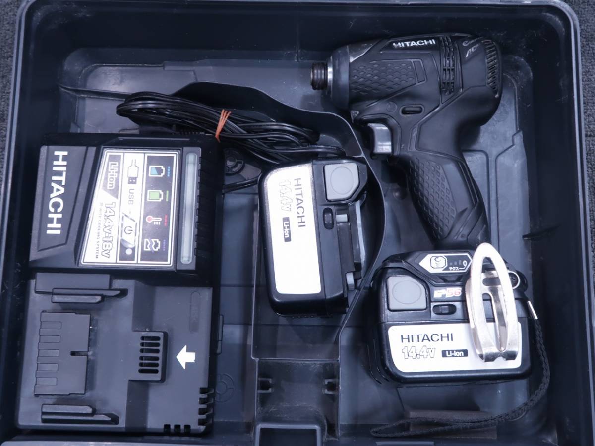 Hitachi 日立工機 14.4V コードレスインパクトドライバ WH14DDL vsv