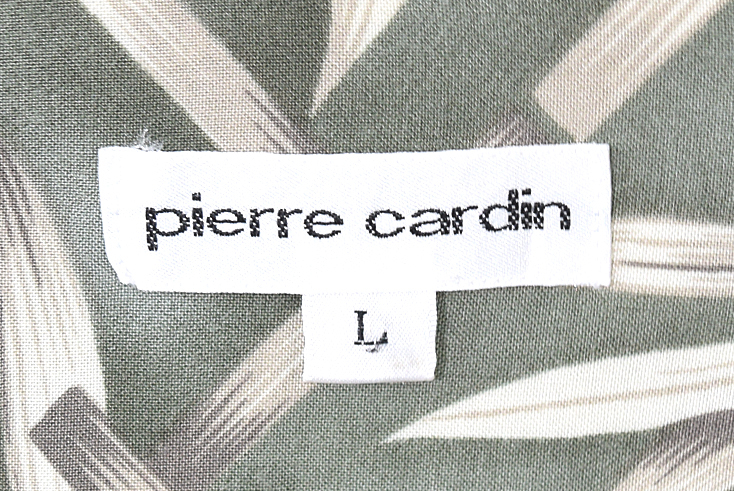 【送料無料】ピエールカルダン レーヨン アロハシャツ 半袖シャツ ハワイアンシャツ メンズL pierre cardin アメカジ 古着 CB0823