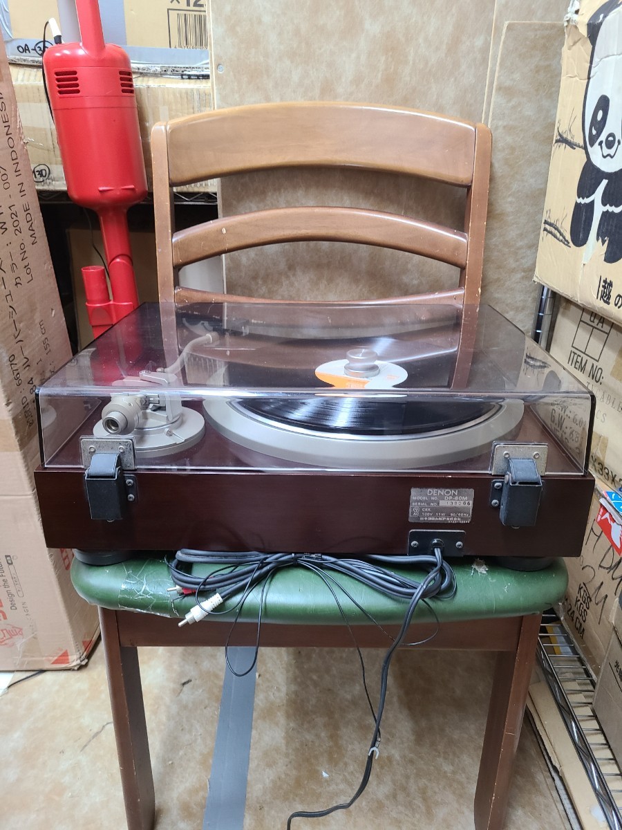 奇跡レストア済カートリッジ&針新品DENON最高級レコードプレーヤーDP