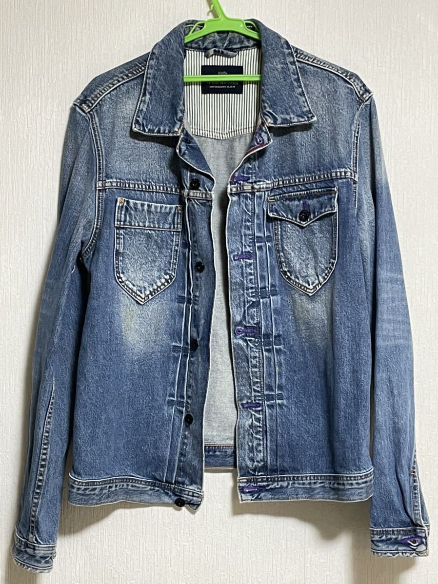 在庫処分】 美品 Scotch sodaデニムジャケット econet.bi