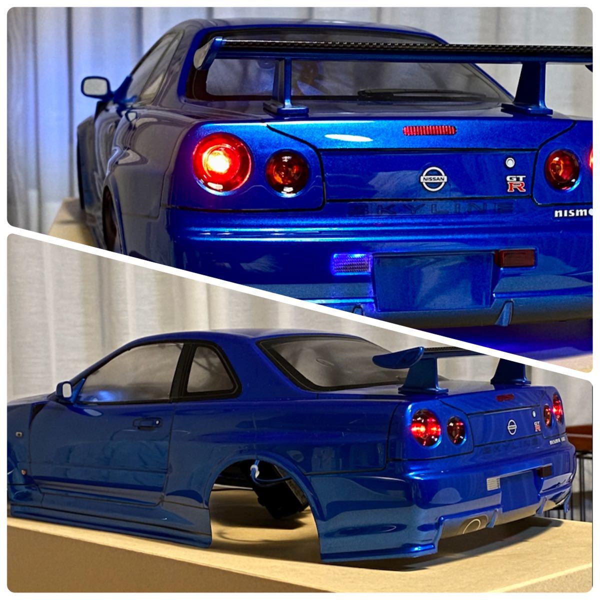 タミヤ スペア ボディ 日産 スカイライン GT-R R34 TT-01 TT-02 タミヤ スペア ボディ 日産 スカイライン GT-R R34 TT-01 TT-02