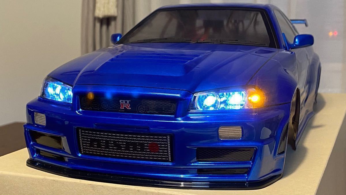 タミヤ スペア ボディ 日産 スカイライン GT-R R34 TT-01 TT-02 タミヤ スペア ボディ 日産 スカイライン GT-R R34 TT-01 TT-02