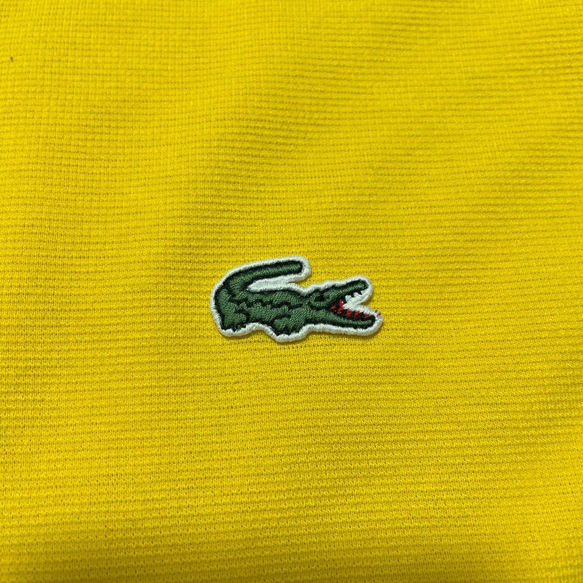 ☆定番古着☆ ☆送料無料☆ LACOSTE ラコステ 半袖 Tシャツ 4 イエロー ワニ 22-80