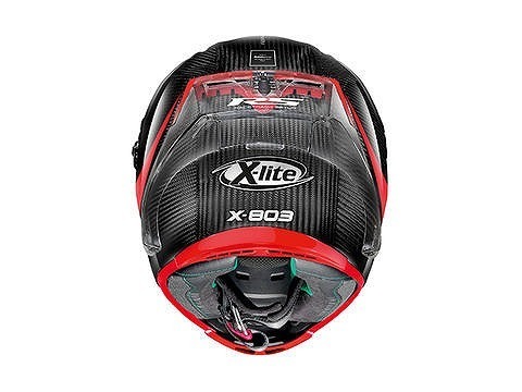 デイトナ 16444 NOLAN ノーラン X-lite レッド/13 Sサイズ X-803RS ULTRA CARBON ホットラップ ヘルメット フルフェイス 軽量_画像3