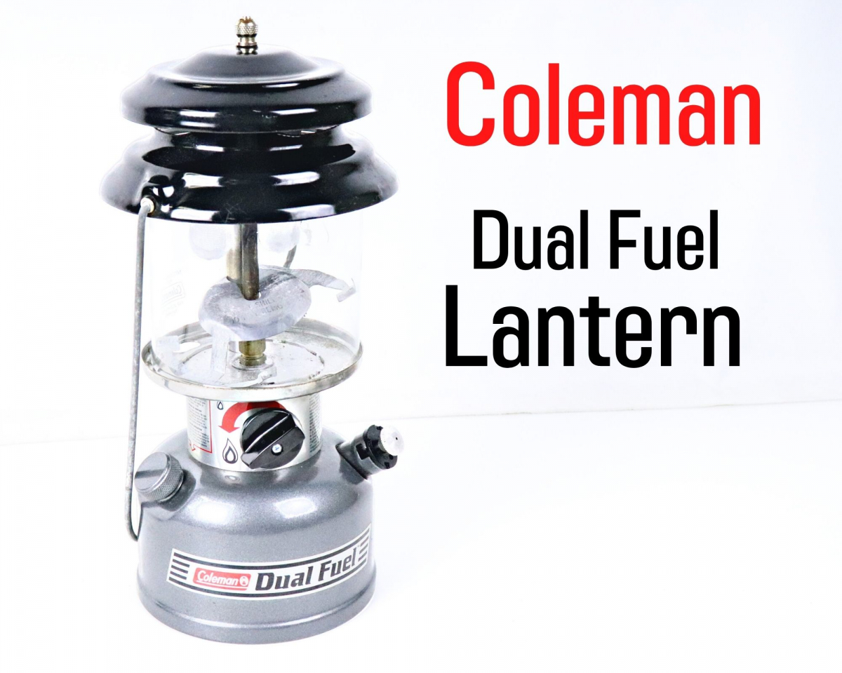 Coleman 285 コールマン Dual Fuel Lantern 箱 取説 付属品付き ランプ