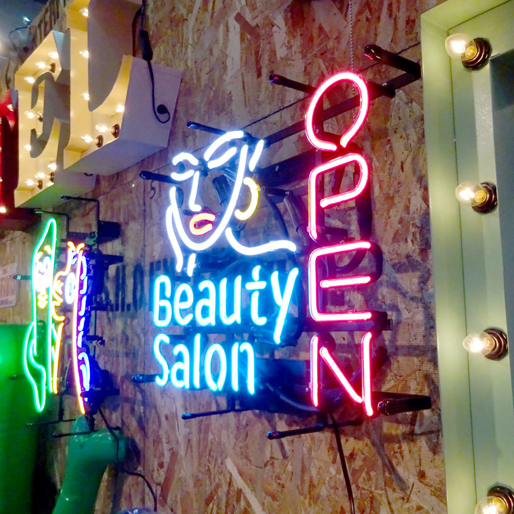 最新作特価 ヤフオク! / BEAUTY SALON ビューティサロン ... - ネオン ...