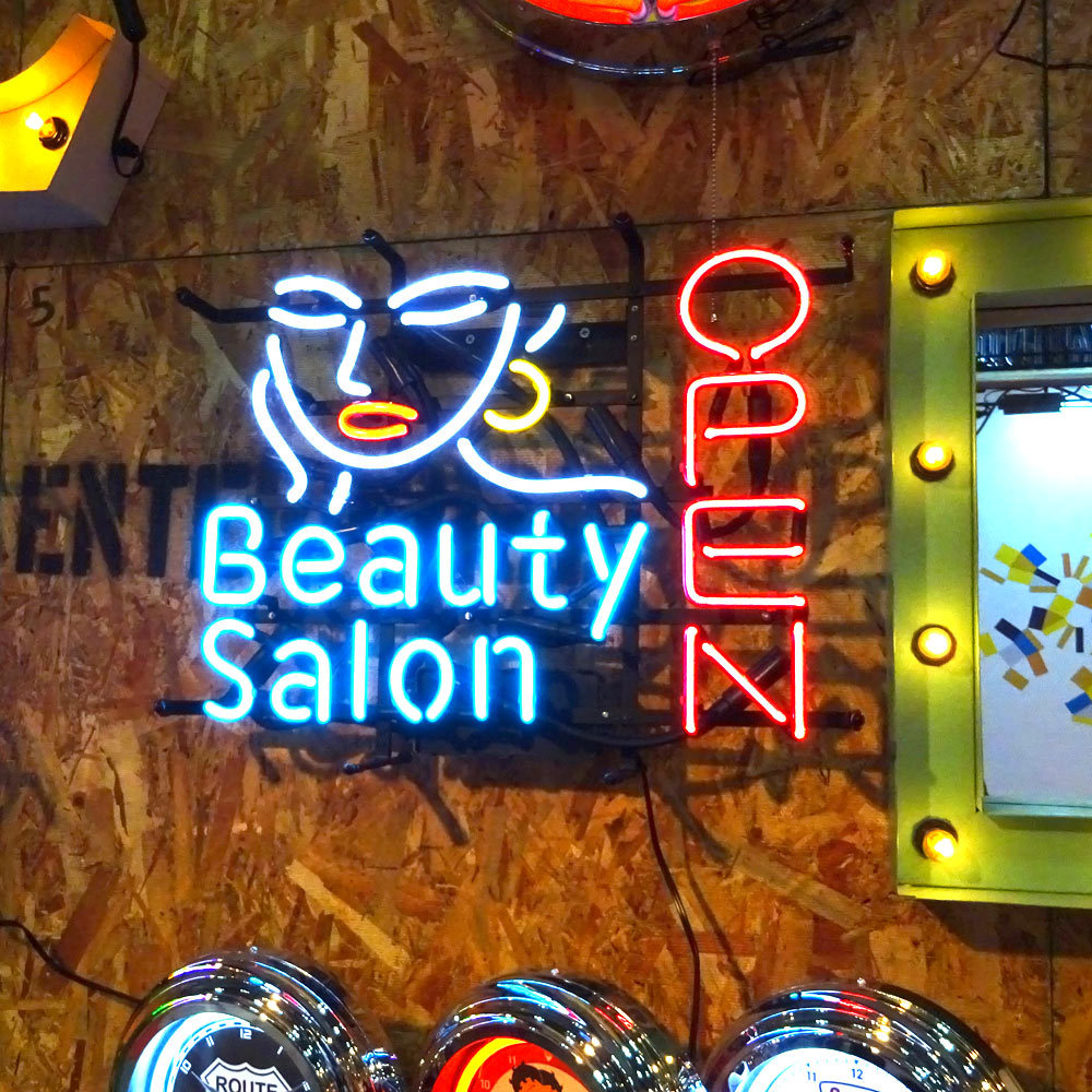 最新作特価 ヤフオク! / BEAUTY SALON ビューティサロン ... - ネオン ...