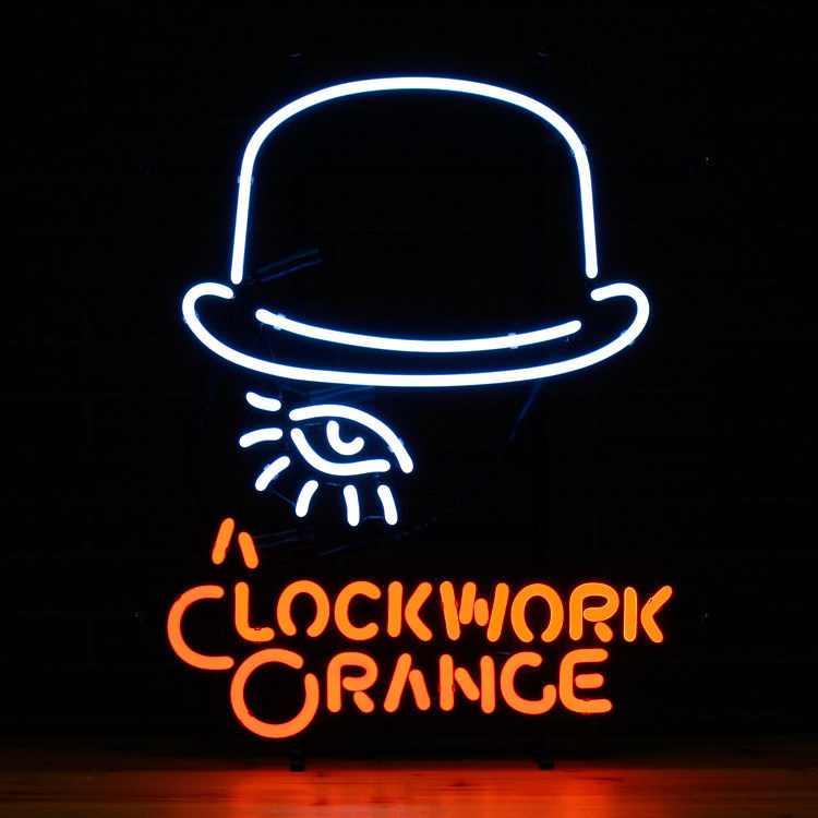 良好品】 アメリカンネオンサイン / Clockwork Orange 時計仕掛けの