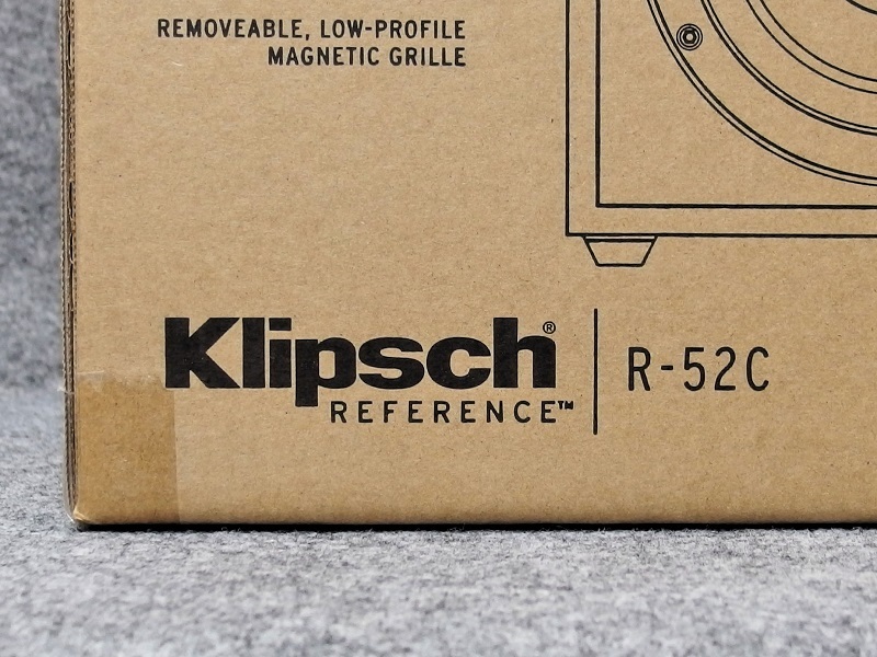 Klipsch クリプシュ / センター スピーカー / Reference R-52C 【未開封・未使用品】 / 色：ブラック / リファレンス_画像3