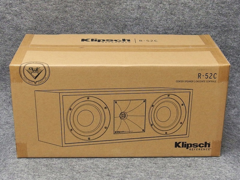 Klipsch クリプシュ / センター スピーカー / Reference R-52C 【未開封・未使用品】 / 色：ブラック / リファレンス_画像1