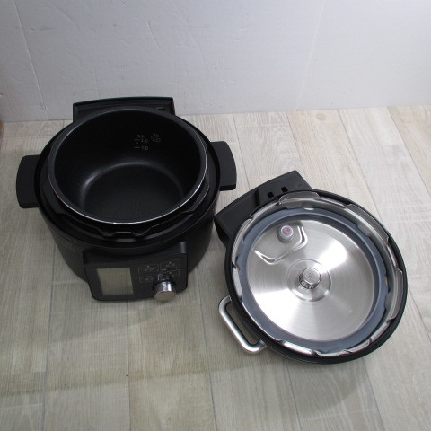 5074PS【未使用】アイリスオーヤマ 電気圧力鍋 圧力鍋 2.2L 低温調理可能 卓上鍋 予約機能付き レシピブック付き ブラック PMPC-MA2-B