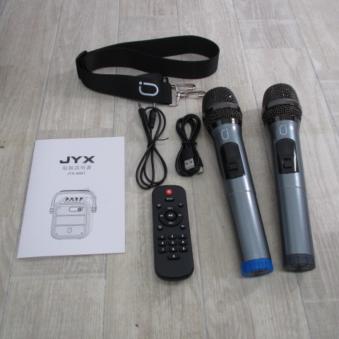 5134PS【未使用】JYX ワイヤレスマイク スピーカーセット 拡声器