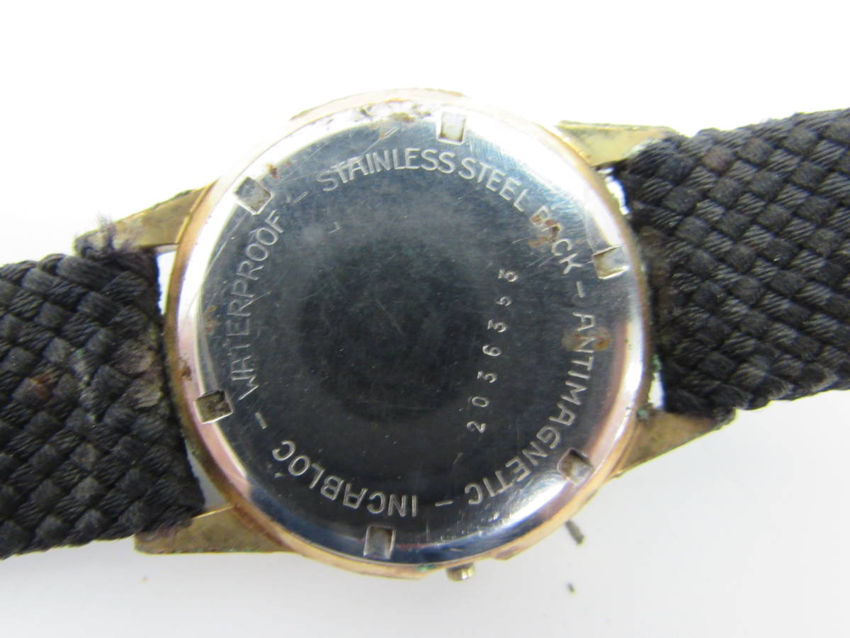 ヴィンテージ フェニックス PHENIX 手巻き 腕時計 21石 アンチマグネティック インカブロック ジャンク品_画像9