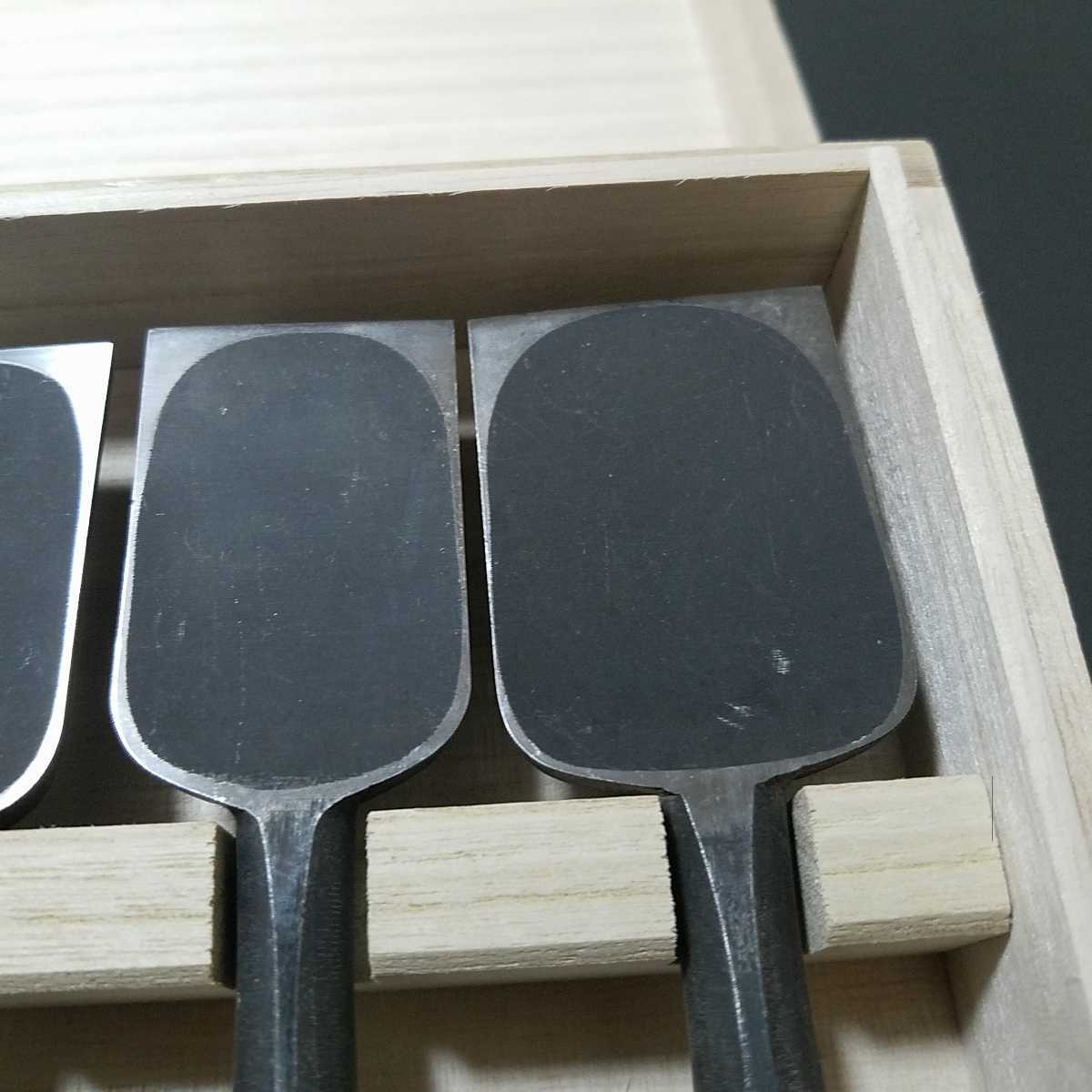 新品未使用 長期保管品 長弘 追入鑿 総面取り 桐箱入【検清久清 新品未使用 長期保管品 長弘 追入鑿 総面取り 桐箱入【検清久清