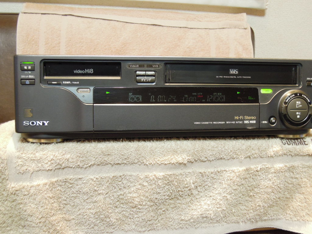 SONY HI8 VHSビデオデッキ WV-H2 動作美品 geocoach.co.jp