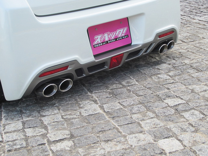ダイハツ タントカスタム LA600S 専用 マフラー ロゴ入り( SPEC! リアディフューザー Ver,2 Ver,3 Ver,4 専用品 ) 社外品_画像5