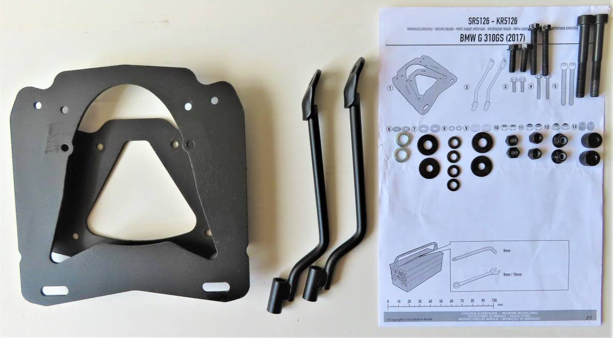 同様 GIVI BMW G310GS M5 モノキーベース用 フィッティング SR5126 ...