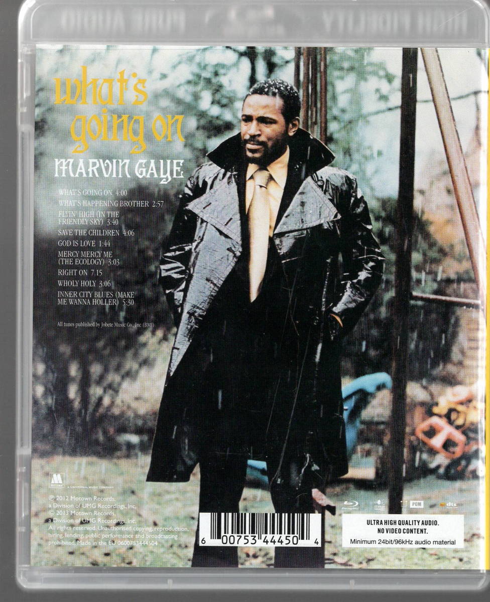 MARVIN GAYE マーヴィン・ゲイ　/ WHAT'S GOINN ON 廃盤・Blu-ray audio　ブルー・レイ・オーディオ_画像2