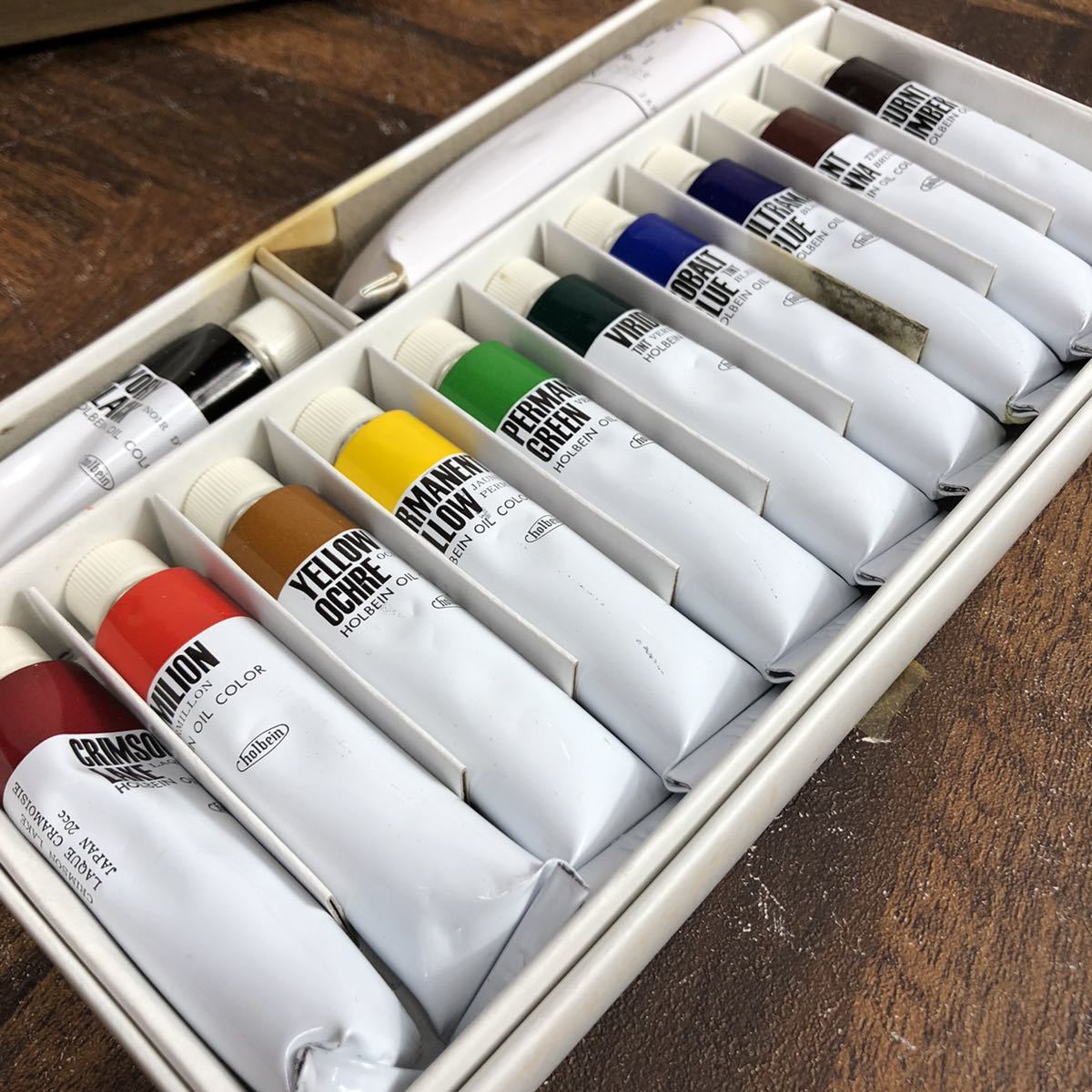 通販最新品 ヤフオク! 油絵 画材セット 油絵具 ナ... - holbein ホルベイン お得特価