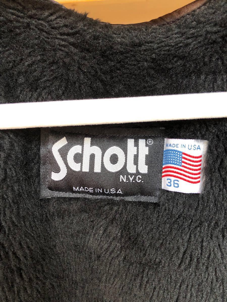Schott シングル ライダース 36 インナーあり nationalereddingsvloot.nl