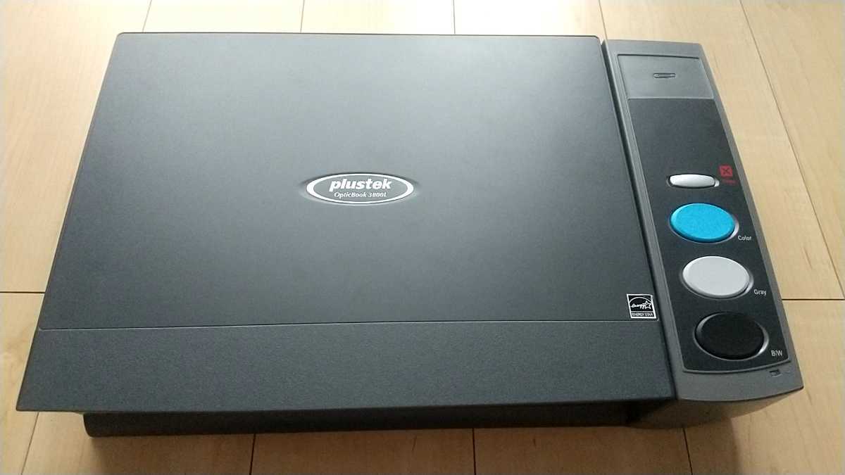 Plustek OpticBook 3800L ブックスキャナー 美品