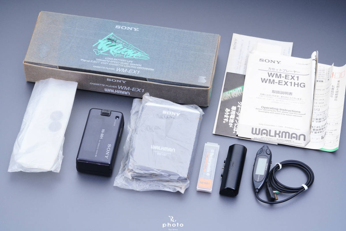 ★極美品・動作〇★ SONY ソニー WALKMAN 15周年記念モデル ポータブルカセットプレーヤー WM-EX1 BLACK