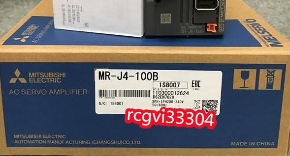 新品 MITSUBISHI/三菱 MR-J4-100B サーボアンプ 保証6ヶ月 www ...