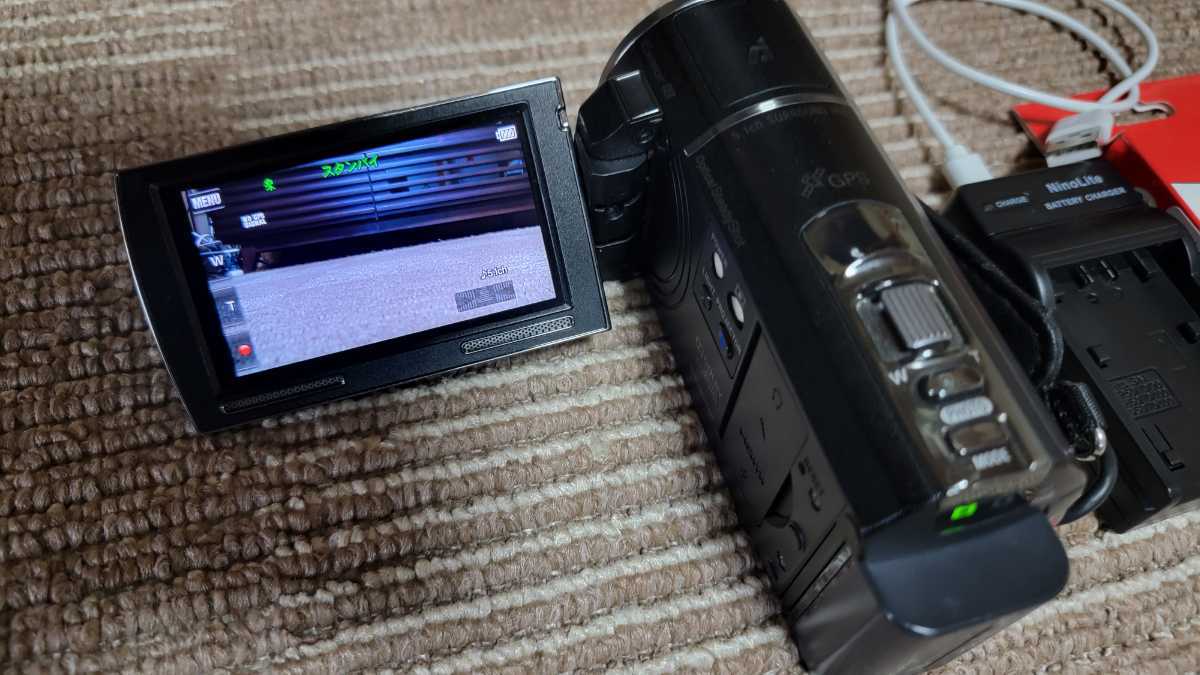 10日返金保証 動作確認済み　SONY ソニー Handycam ハンディカム HDR-PJ590V バッテリー1本 充電器付き 2012年製 送料900円北海道他2500円_画像8