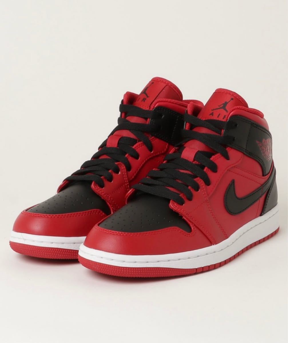 5 Nike Air Jordan 1 Mid Reverse Bred ナイキ エアジョーダン1