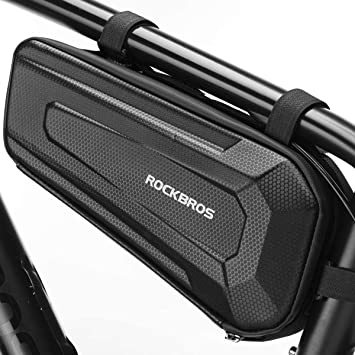 XNブラック ROCKBROSフレームバッグYJ-C3自転車 バッグ トップチューブ 防水 大容量 1.5L/2.5L両側開き 仕切り収納 _画像1