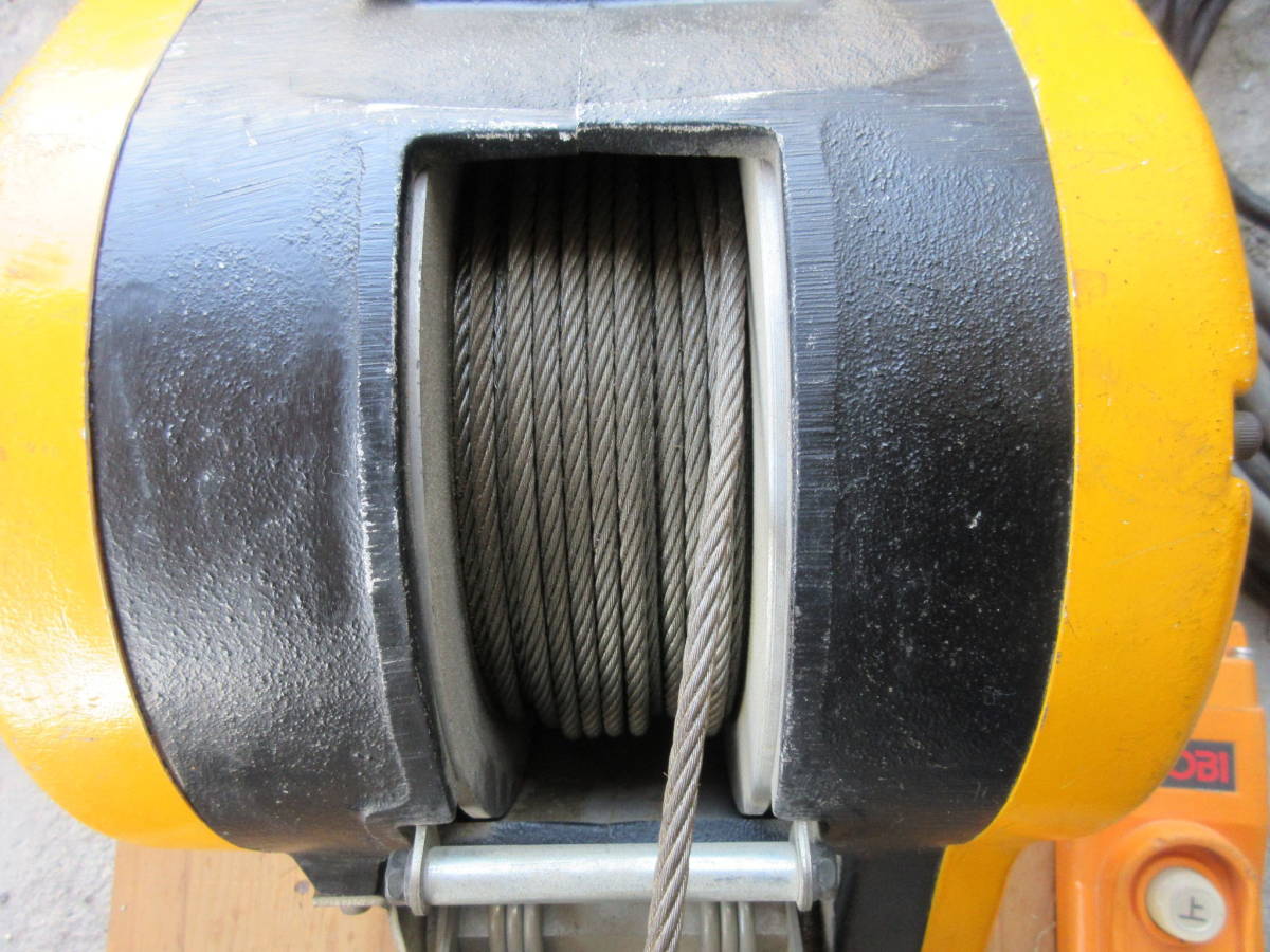 RYOBI リョービ 京セラ 電動ウインチ WI-195 200kg ホイスト 品