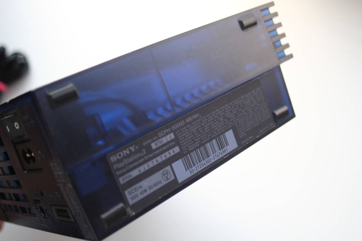 PS2本体セット SCPH-50000 MB/NH 電源コード/AVケーブル PS2本体セット SCPH-50000 MB/NH 電源コード/AVケーブル
